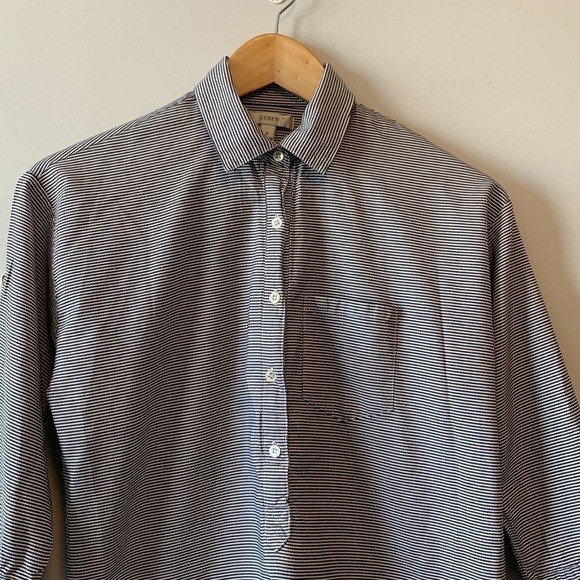 J. Crew Striped Pull Over Shirt Size 0 - Picture 5 of 17